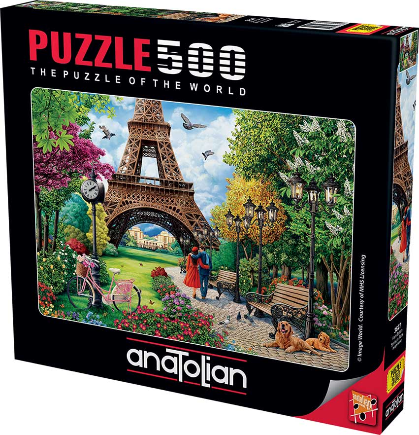 Puzzle Adulte - Le printemps à Paris 500 pièces