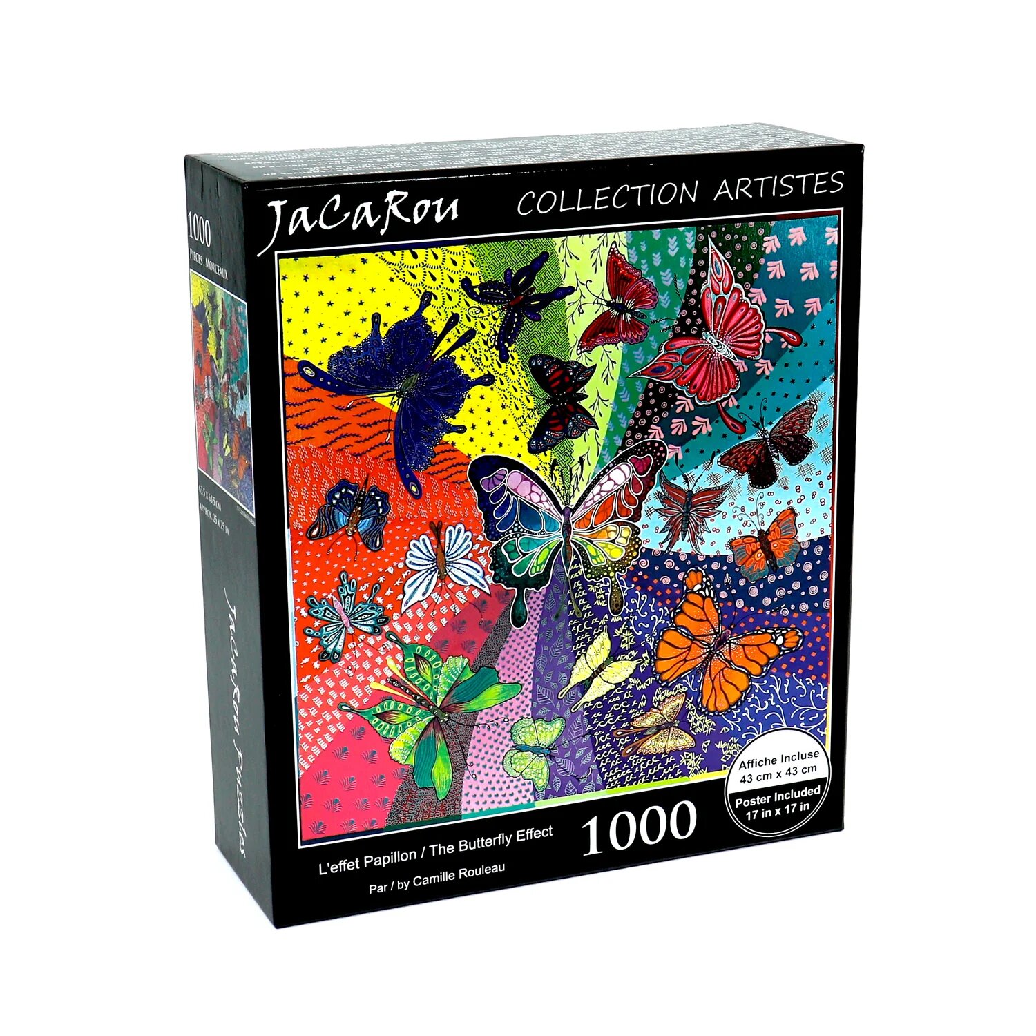 Acheter Puzzle Jacarou L'effet Papillon de 1000 Pièces - JACAROU-JPA ...