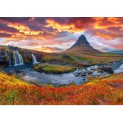 Puzzle Alipson Cascade de Kirkjufellsfoss, Islande 500 pièces