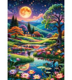 Puzzle Alipson Nuit de pleine lune 500 pièces