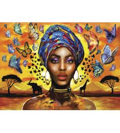 Puzzle 1000 pièces femme africaine anatolienne