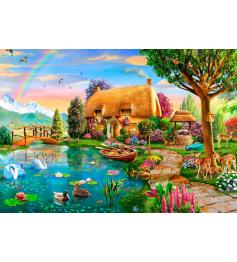 Bluebird Cabin by the Lake Puzzle 1000 pièces