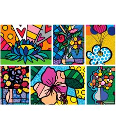 Puzzle Bluebird Collage Fleurs 2000 pièces Puzzle Bluebird Collage Fleurs 2000 pièces