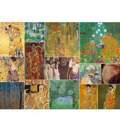Puzzle Collage Bluebird par Gustav Klimt 6000 pièces