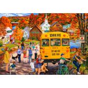 Puzzle Bluebird Le Bus Scolaire 2000 pièces