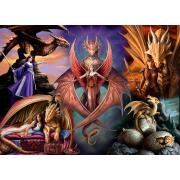 Puzzle Bluebird La communauté des Dragons 1000 pieces