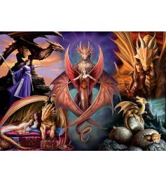 Puzzle Bluebird La communauté des Dragons 1000 pieces