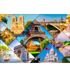 Puzzle Bluebird Les Monuments De Paris de 2000 pièces