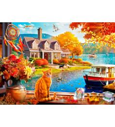 Puzzle Bluebird Vue d'automne Croquante de 500 pièces