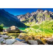 Puzzle Castorland Lever du soleil à Morskie Oko, Pologne 1500 pi