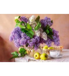 Puzzle Castorland Lilas Toujours En Vie 500 pièces