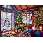 Puzzle Castorland  Cabane de Noël 2000 pièces