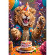 Puzzle Castorland  Joyeux Anniversaire Lion 1000 Pièces