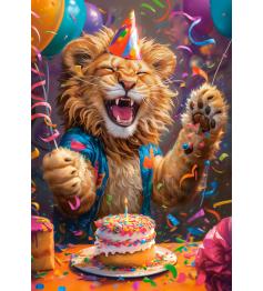 Puzzle Castorland  Joyeux Anniversaire Lion 1000 Pièces