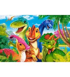 Puzzle Castorland Selfie des Dinosaures XXL 40 pièces