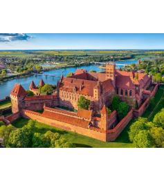 Puzzle Castorland Vue du château de Malbork, Pologne 500 pièces