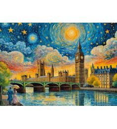 Puzzle Cherry Pazzi Ciel impressionniste au-dessus de Londres 10