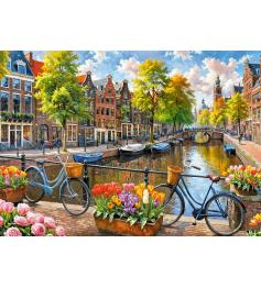 Puzzle Cherry Pazzi Tulipes d'Amsterdam 1000 pieces