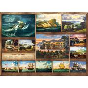 Thomas Chambers Bateaux Cobble Hill Puzzle 1000 pièces