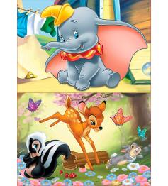 Puzzle Educa Disney Animaux 2 x 16 pièces Bois