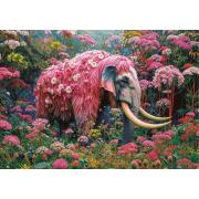 Puzzle Educa Éléphant Fleuri 1000 pièces