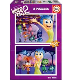 Puzzle Educa Inside Out 2 de 2 x 100 pièces