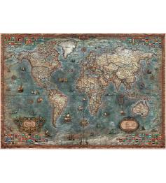 Puzzle carte du monde historique Educa 8000 pièces