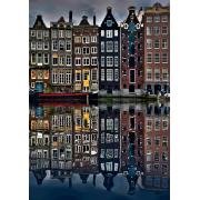 Puzzle Enjoy Maisons à Amsterdam de 1000 Pieces