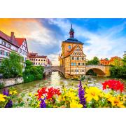 Puzzle Enjoy Vieille Ville de Bamberg, Allemagne de 1000 Pieces