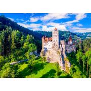 Puzzle Enjoy Château de Bran en été, Roumanie de 1000 Pieces