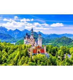 Puzzle Enjoy du château de Neuschwanstein en été 1000 pièces