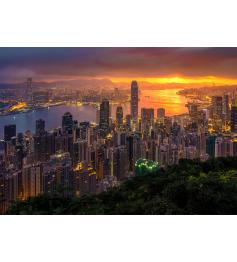 Enjoy de Hong Kong au lever du soleil Puzzle 1000 pièces