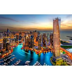Puzzle Enjoy Marina de Dubaï la Nuit de 1000 pièce