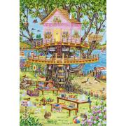 Puzzle Grafika Cabane dans les arbres 1000 Pieces