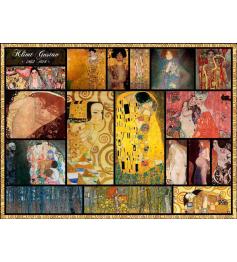 Puzzle Grafika Collage par Gustav Klimt 2000 pièces
