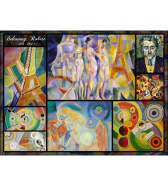 Grafika Collage Puzzle par Robert Delaunay 2000 pièces