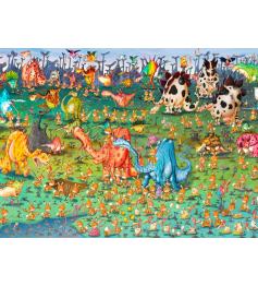 Puzzle Grafika Dinosaures 2000 Pcs