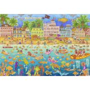 Puzzle Grafika Baignade Tropicale 1000 Pieces