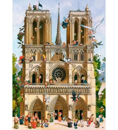 Puzzle Heye Vive Notre Dame ! de 1000 pièces
