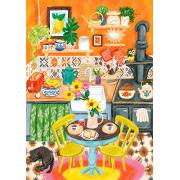 Puzzle Magnolia Cuisine Orange de 1000 pièces