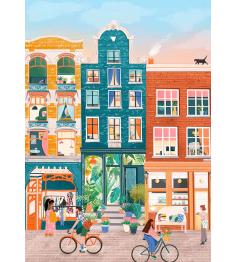 Pièces de puzzle et paix Nine Streets Amsterdam 500 pièces