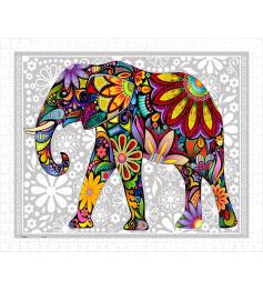 Puzzle Pintoo L'éléphant heureux 500 pièces