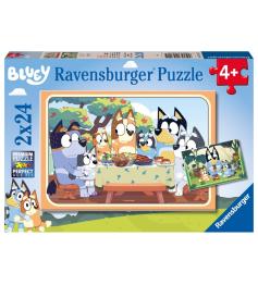 Puzzle Ravensburger Bluey 2x24 pièces