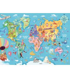 Puzzle Ravensburger Découverte du monde XXL 100 pièces