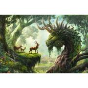 Puzzle Ravensburger Le Dragon de la Forêt se Réveille 3000 pièce