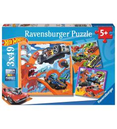 Puzzle Ravensburger Hot Wheels de 3x49 pièces