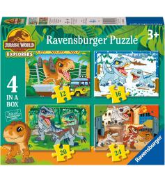 Puzzle Ravensburger Jurassic World progressif 12+16+20+24 pcs