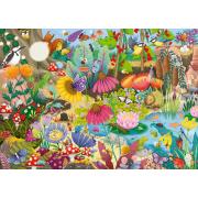 Puzzle Ravensburger Le petit monde du jardin 1000 pièces