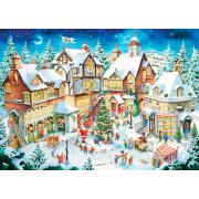 Puzzle Ravensburger Village de Noël de 1000 Pieces