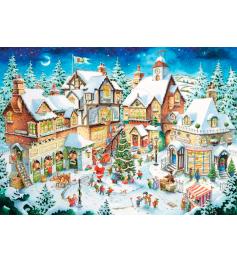 Puzzle Ravensburger Village de Noël de 1000 Pieces